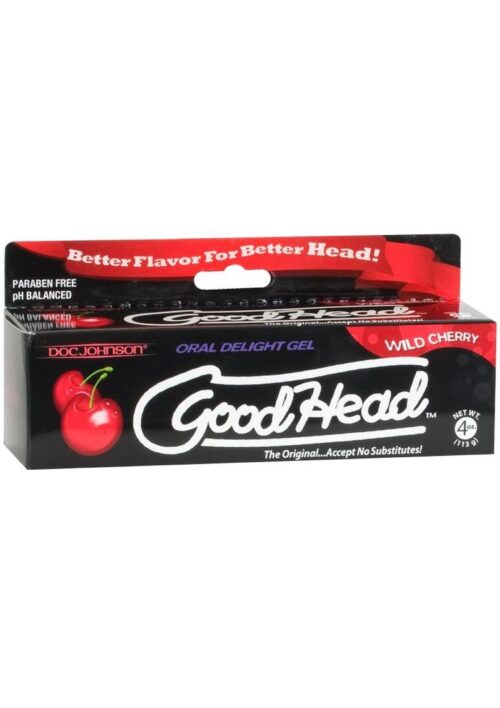GoodHead Oral Delight Gel Wild Flavored Cherry 4oz
