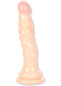 Raging Hard-Ons - Slimline Series - The Ultimate Tool Dildo with Suction Cup 4.5in - Vanilla