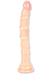 Raging Hard-Ons - Slimline Series - The Ultimate Tool Dildo with Suction Cup 8in - Vanilla
