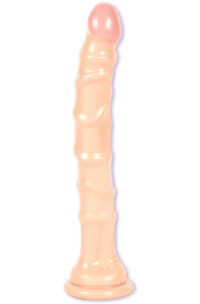 Raging Hard-Ons - Slimline Series - The Ultimate Tool Dildo with Suction Cup 8in - Vanilla