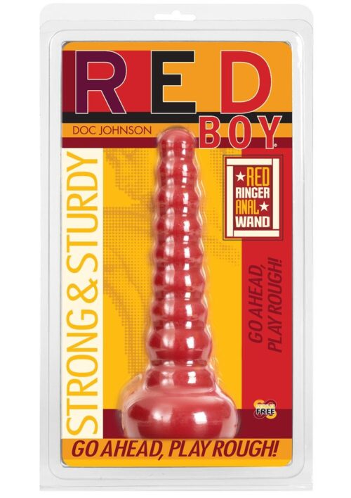 Red Boy - Anal Wand Butt Plug - Red