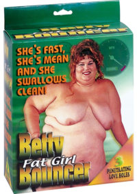 Betty Fat Girl Bouncer Doll - Vanilla
