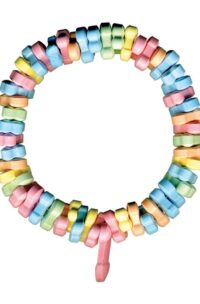Dicky Charms Multi Flavored Penis Shaped Candy In A Super Stretch Bracelet
