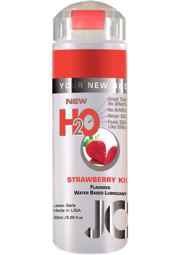 JO H2O Water Based Flavored Lubricant Strawberry Kiss 4oz