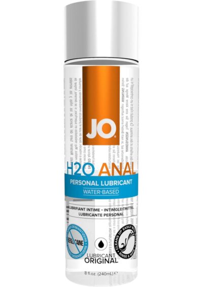 JO H2O Anal Water Based Lubricant 8oz