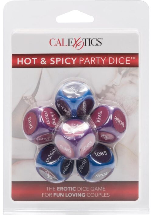 Hot and Spicy Party Dice - Multi-Colored