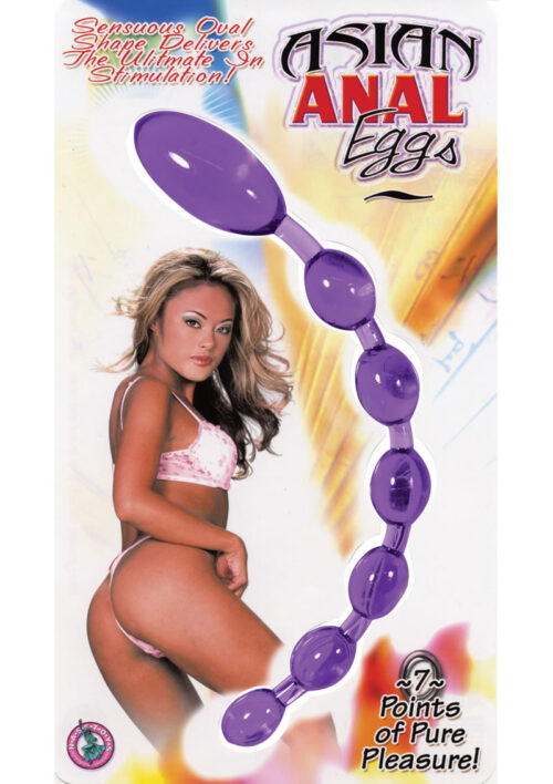 Asian Anal Eggs Anal Beads - Purple