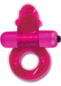 Purrfect Pets Tickle Me Dolphin Silicone Stimulator with Vibrating Bullet - Pink