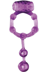 The MachO Erection Keeper Vibrating Cock Ring -Purple