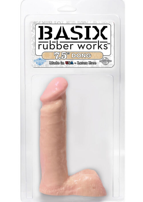 Basix Rubber Works 7.5 Inch Dong Flesh