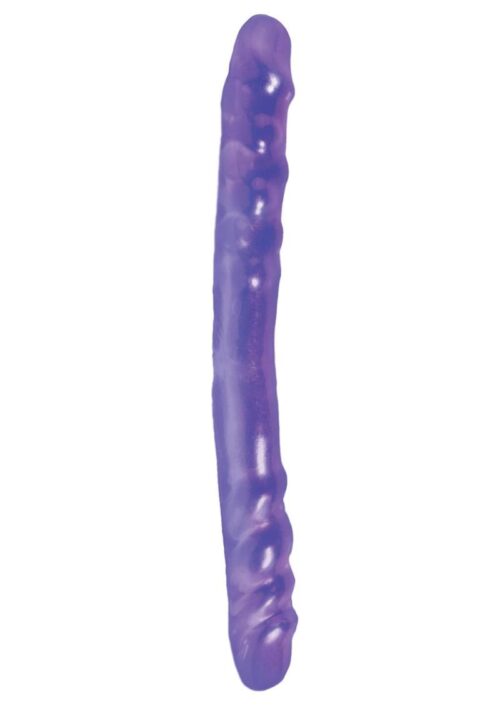 Basix Rubber Works Double Dong 16in - Purple