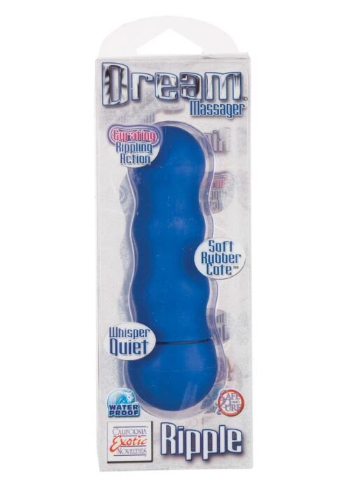 Ripple Dream Massager 5.5 Inch Waterproof Blue