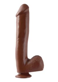 Basix Dong Suction Cup 10in - Brown