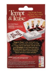 Tempt and Tease Couples Card Game