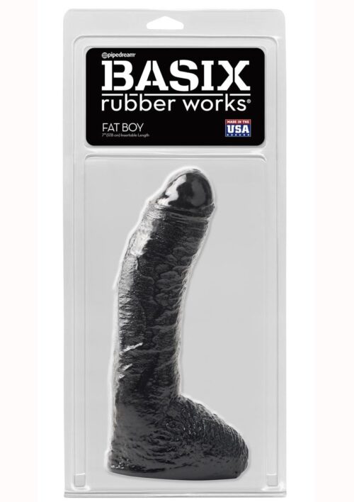 Basix Rubber Works Fat Boy Dong 10in - Black