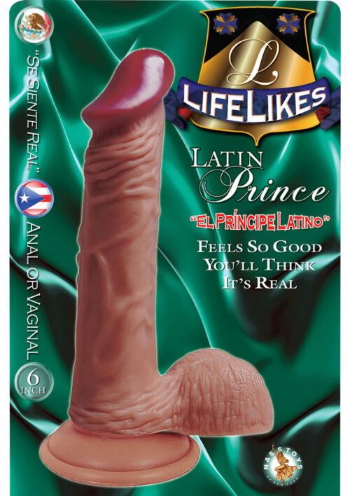 Lifelikes Latin Prince Dildo 6in - Caramel