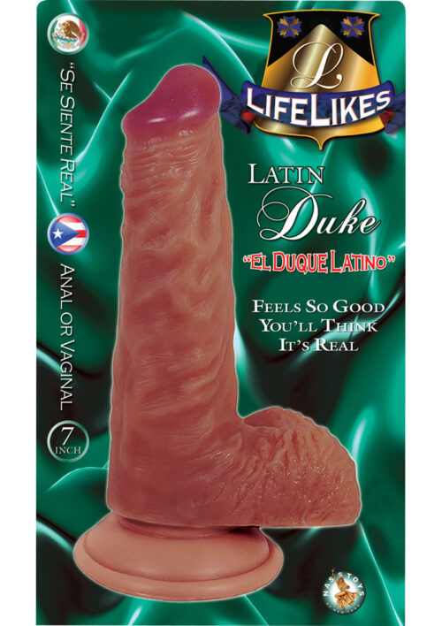 Lifelikes Latin Duke Dildo 7in - Caramel