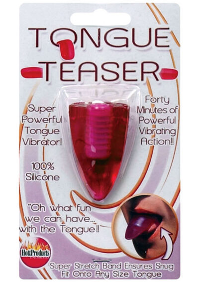 Tongue Teaser Silicone Oral Vibrator Magenta