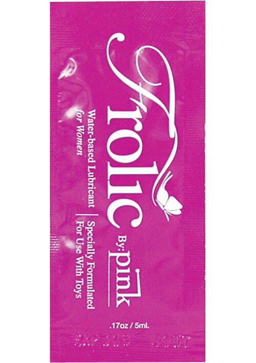 Pink Frolic Water Based Lubricant .17oz - Tester