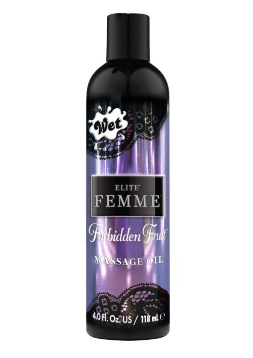 Wet Inttimo Aromatherapy Massage And Bath Oil Forbidden Fruit 4 Ounce