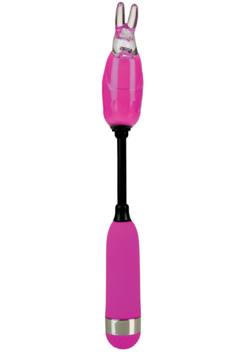 Shane`s World Campus Buzz Massager with Removable Bunny Sleeve - Pink