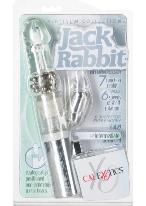 Jack Rabbit Platinum Collection Rabbit Vibrator - Silver