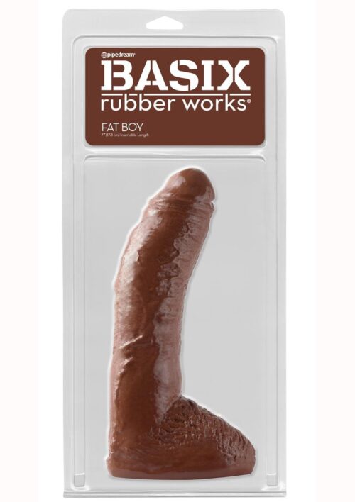 Basix Rubber Works Fat Boy Dong 10in - Brown