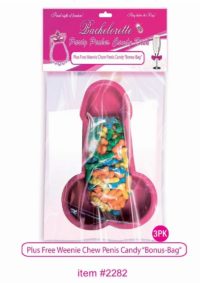 Pecker Party Candy Dish with Candy (3 per pack)