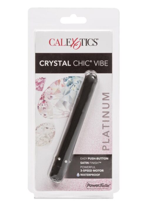 Crystal Chic Vibe Vibrator - Black