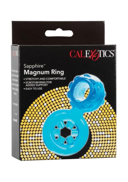 Sapphire Magnum Ring Cock Ring - Blue