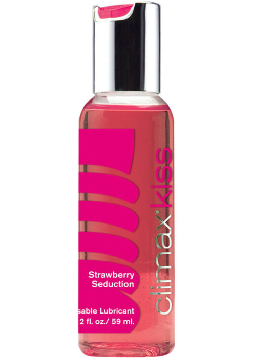 Climax Kiss Lubricant Strawberry Seduction 2 Ounce
