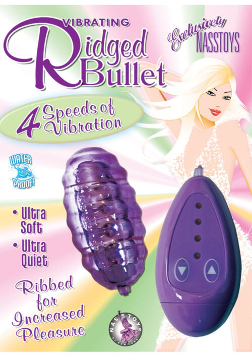 Vibrating Ridged Bullet - Purple