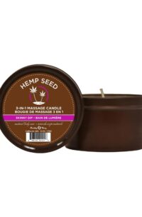 Earthly Body Hemp Seed 3 In 1 Massage Candle - Skinny Dip 6oz
