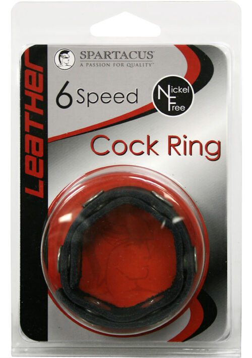 6 Speed Vibrating Cock Ring Black