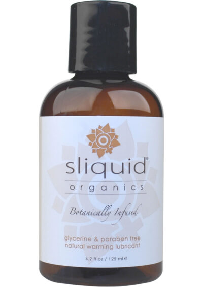 Sliquid Organics Sensation Botanically Infused Naturally Warming Lubricant 4.2oz