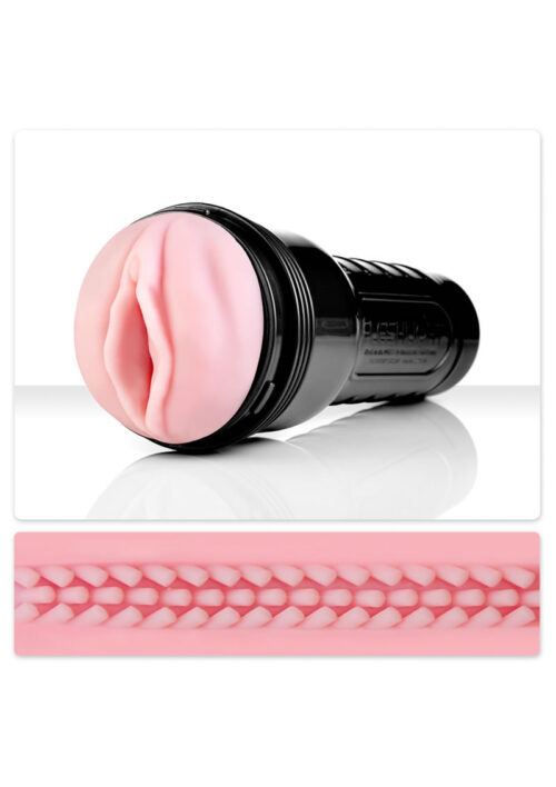 Fleshlight Vibro Lady Touch Stroker - Pussy - Pink And Black
