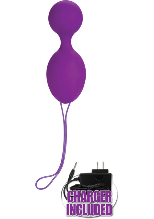 Vanity Vr1 Silicone Rechargeable Kegal Balls - Purple