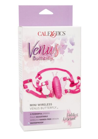 Venus Butterfly Mini Wireless Strap-On - Pink