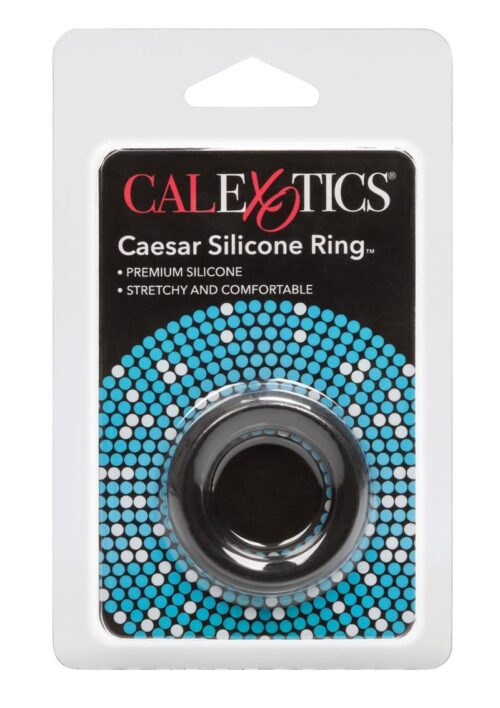 Caesar Silicone Cock Ring - Black