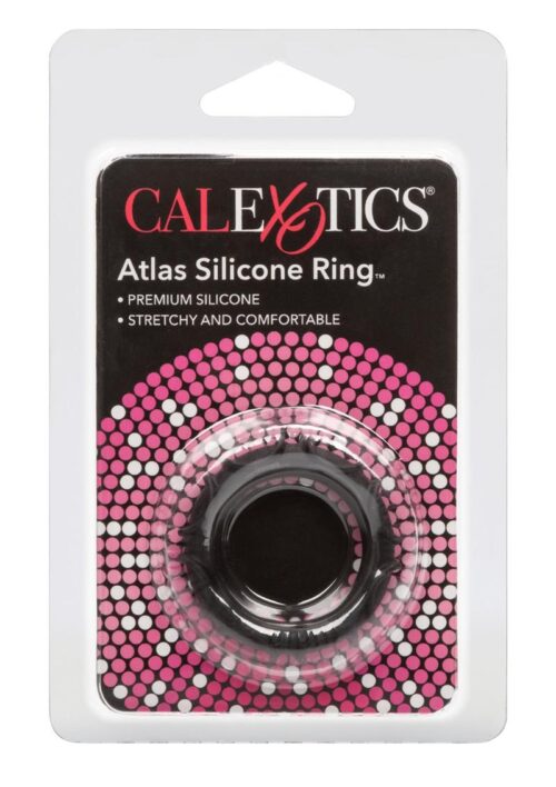 Atlas Silicone Cock Ring - Black