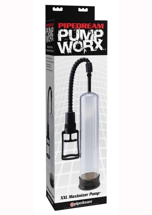 Pump Worx XXL Maximizer Penis Pump - Clear and Black