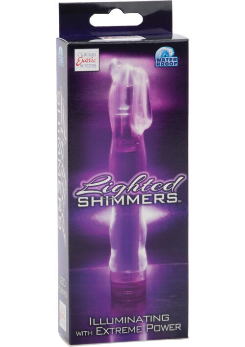 Lighted Shimmers LED Hummer Vibrator - Purple