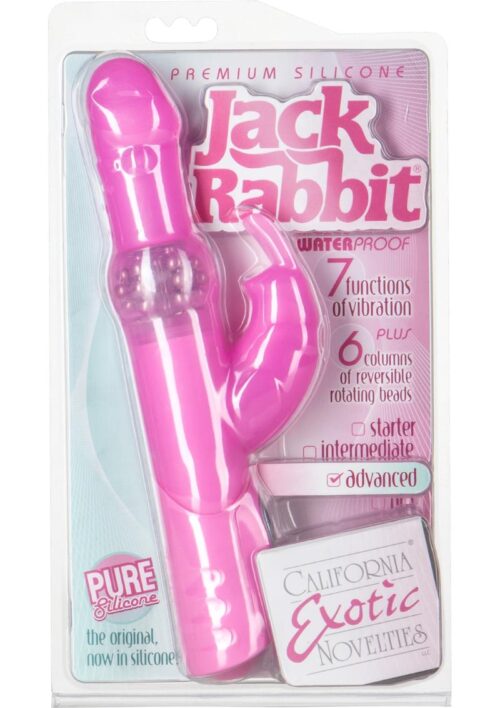 Jack Rabbit Premium Silicone Rabbit Vibrator - Pink