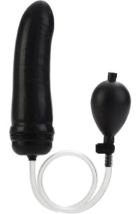 COLT Hefty Probe Inflatable Butt Plug - Black