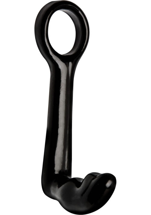 Wildfire Down And Dirty Tug And Plug Butt Plug And Cock Ring - Black