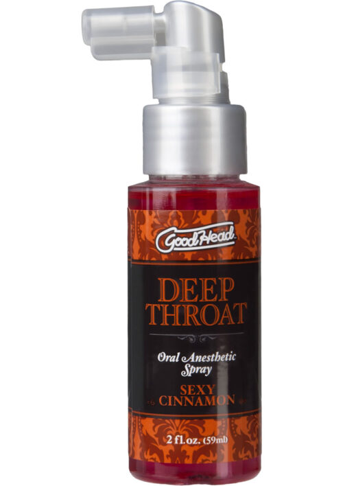 GoodHead Deep Throat Oral Anesthetic Spray Sexy Cinnamon 2oz