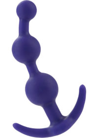 Booty Call Booty Beads Silicone Anal Beads - Purple