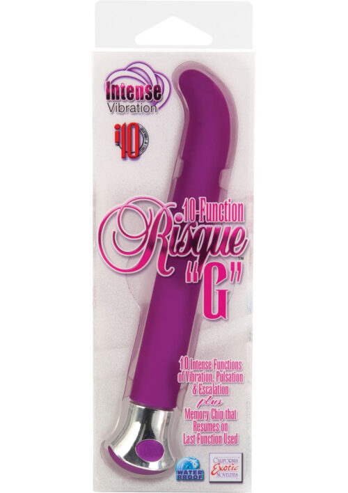 Risque 10 Function G G-Spot Vibrator - Purple