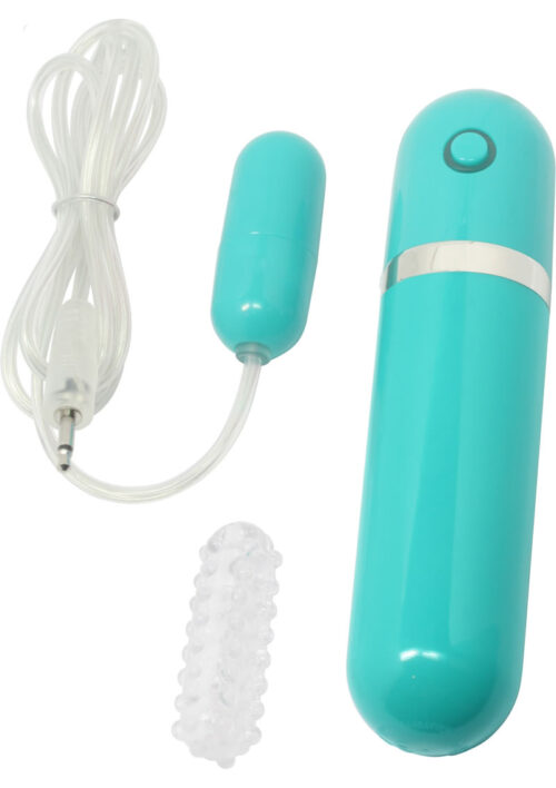 Ahh Vibrator Bullet Of Love with Remote Control - Teal