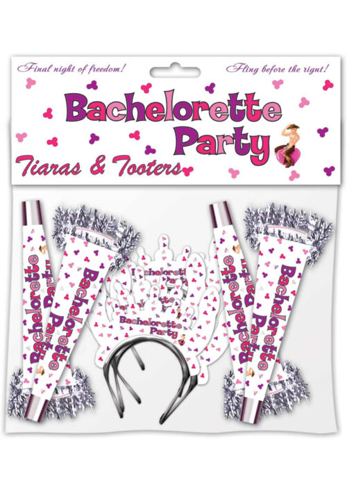 Bachelorette Party Tiaras and Tooters (8 per pack)